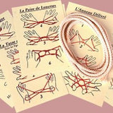 18 Jeux de ficelle - fin de soirée cadeau à partager solitaire - 12a - Rouge et Noir