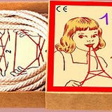 18 Jeux de ficelle - fin de soirée cadeau à partager solitaire - 12a - Rouge et Noir