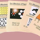 50 Illusions d'optique - fin de soirée à partager solitaire - Rouge et Noir