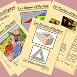 50 Nouvelles Illusions d'optique - fin de soirée solitaire - Rouge et Noir