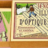 50 Nouvelles Illusions d'optique - fin de soirée solitaire - Rouge et Noir