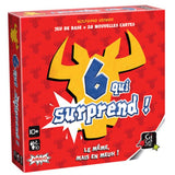 6 qui surprend - jeu de plateau de stratégie et ambiance - Rouge et Noir