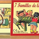 7 familles de la Mère Flo - Cartes Enfants - Rouge et Noir