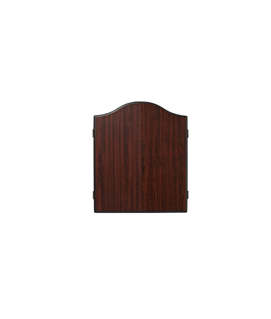 Armoire pour cibles de fléchettes - Cabinet Palissandre - accessoire Fléchettes - Rouge et Noir