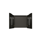 Armoire pour cibles de fléchettes - Cabinet Palissandre - accessoire Fléchettes - Rouge et Noir
