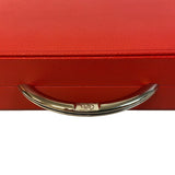 Backgammon en Cuir véritable MM - Rouge - Renzo Romagnoli - Backgammon en cuir - Rouge et Noir