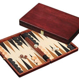 Backgammon Naxos - Backgammons en bois imprimé - Rouge et Noir