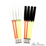 Baguettes diabolos MB carbon - extérieur - Rouge et Noir