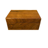 Boite d'échecs palissandre avec couvercle - Taille 4/5/6 - jeu d'échecs accessoire d'échecs boite d'échecs - Rouge et Noir