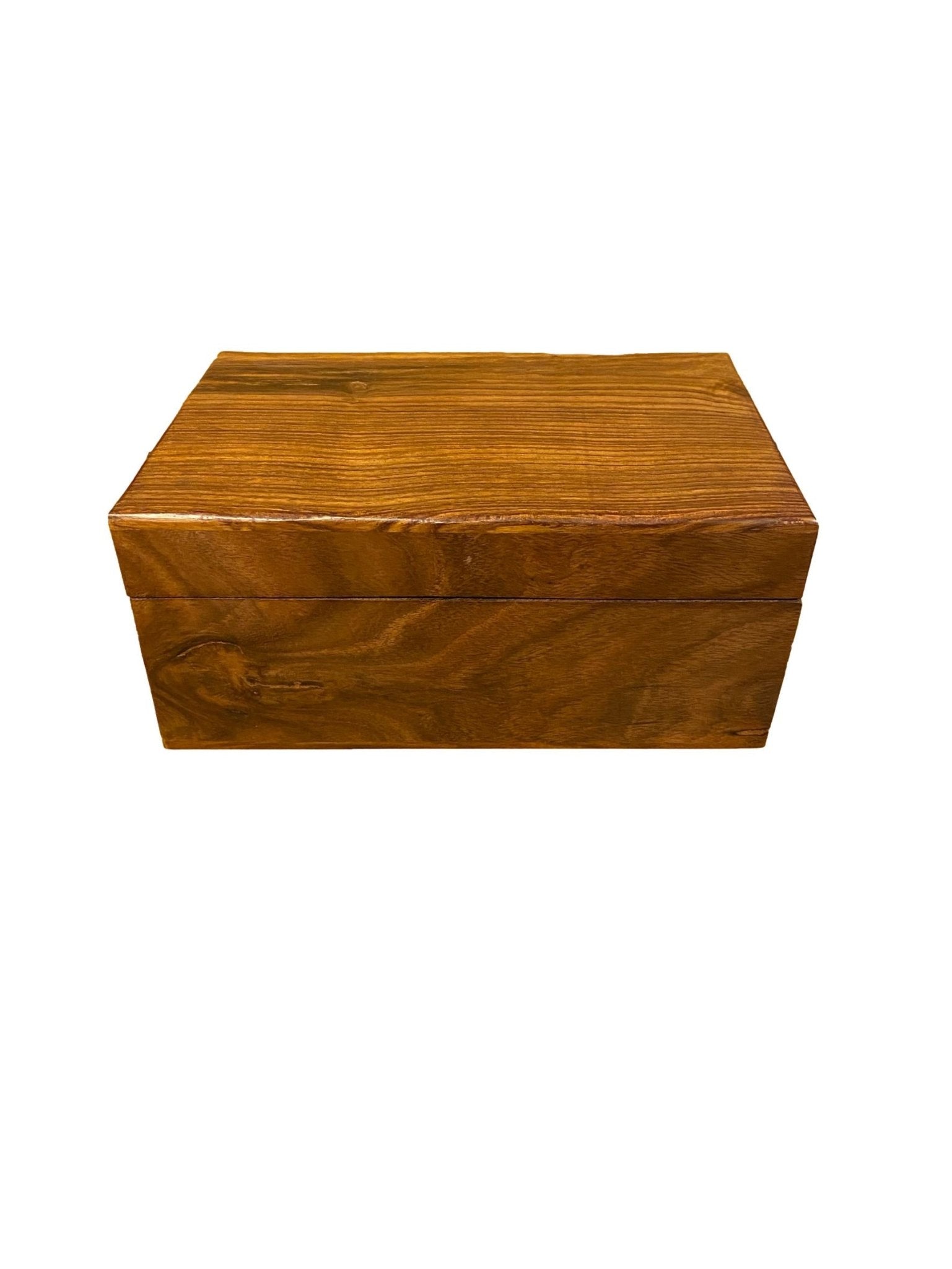 Boite d'échecs palissandre avec couvercle - Taille 4/5/6 - jeu d'échecs accessoire d'échecs boite d'échecs - Rouge et Noir
