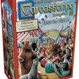 Carcassonne - Extension 10 - Tous en piste ! - Jeu de plateau de stratégie à deux enfants - Rouge et Noir