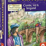 Carcassonne - Extension 6 - Comte , Roi & Brigand - Jeu de plateau de stratégie à deux enfants - Rouge et Noir