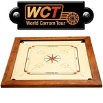 Carrom Art Compétition - Carrom cadeau bel objet - Rouge et Noir