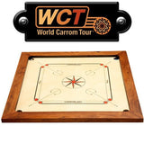Carrom Art Compétition - Carrom cadeau bel objet - Rouge et Noir