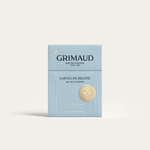 Cartes de Belote Grimaud - Nouvelle édition Luxe - Bleu dauphin - jeu de cartes jeu de belote à jouer coffret de cartes luxe 32 cartes - Rouge et Noir