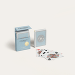 Cartes de Belote Grimaud - Nouvelle édition Luxe - Bleu dauphin - jeu de cartes jeu de belote à jouer coffret de cartes luxe 32 cartes - Rouge et Noir