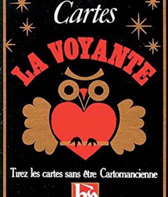 Cartes de divination La voyante - jeu divinatoire - Rouge et Noir