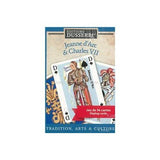 Cartes Jeanne d'Arc et Charles VII - Cartes à jouer - Rouge et Noir