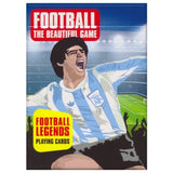 Cartes Légendes du football - jeu de cartes illustrées - Rouge et Noir