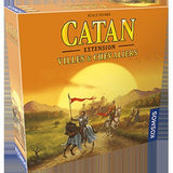 Catan extension - Villes & Chevaliers - Jeu de plateau de stratégie - Rouge et Noir