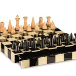 Coffre échecs moderne - CAY - ensemble d'échecs classique décoratif - Rouge et Noir