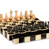 Coffre échecs moderne - CAY - ensemble d'échecs classique décoratif - Rouge et Noir