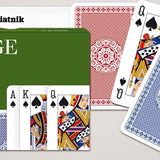 Coffret double Piatnik - Bridge - jeu de cartes bridge - Rouge et Noir