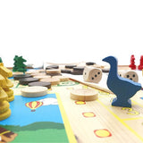 Coffret Multijeux hêtre CH - Jeux Traditionnels - Rouge et Noir