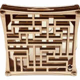 CT Labyrinthe pourfendu - Casse - tête en bois - Rouge et Noir