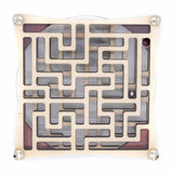 CT Labyrinthe pourfendu - Casse - tête en bois - Rouge et Noir