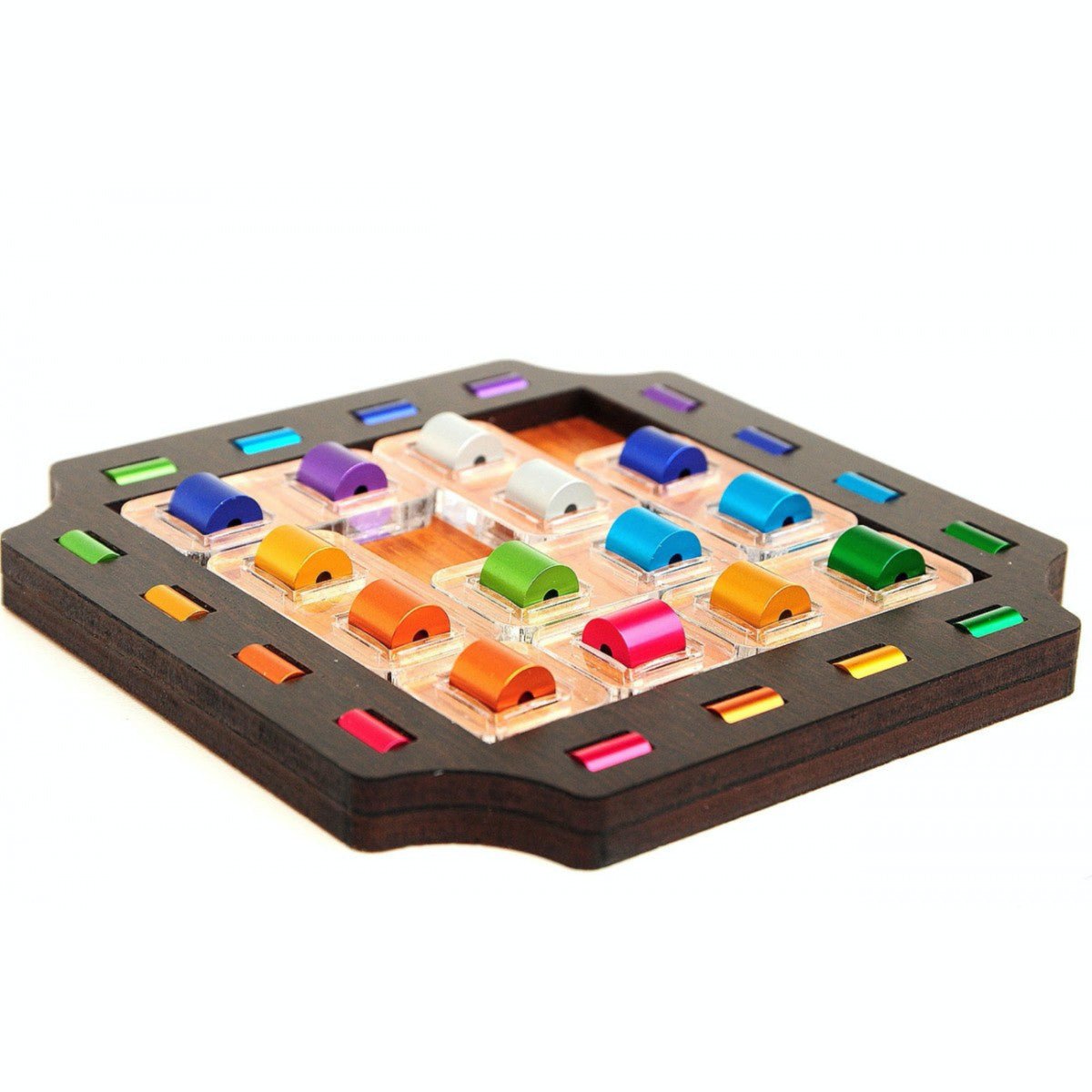 CT Tour de perles - Casse - tête en bois - Rouge et Noir