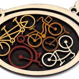 CT Vélos - Casse - tête en bois - Rouge et Noir