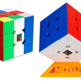 Cube 3x3 Magnetic MoYu RS3M V5 - Casse - tête autre cube rubick - Rouge et Noir