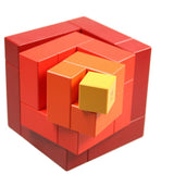 Cubicus - Jeu de construction design - Rouge et Noir