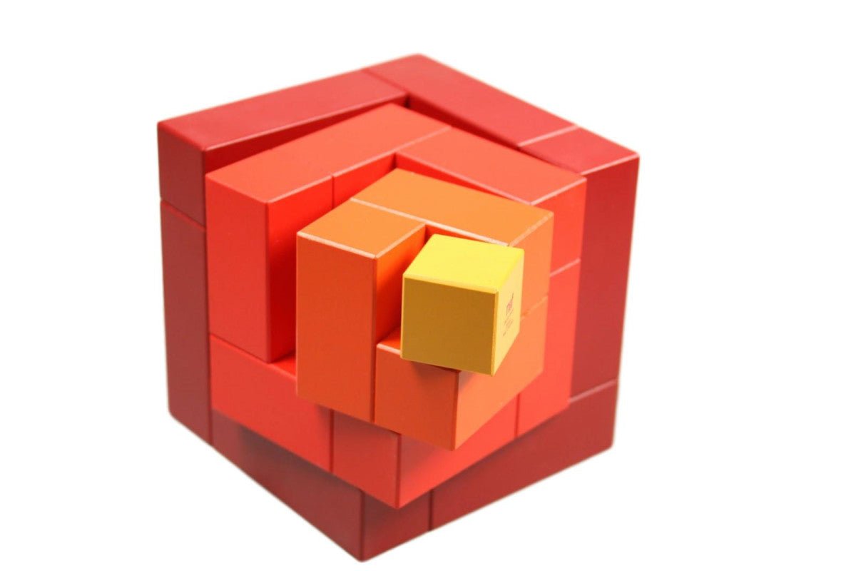 Cubicus - Jeu de construction design - Rouge et Noir