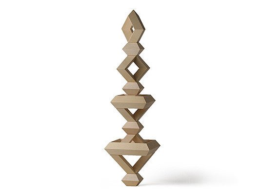 Diamant - Jeu de construction design cadeau bel objet - Rouge et Noir