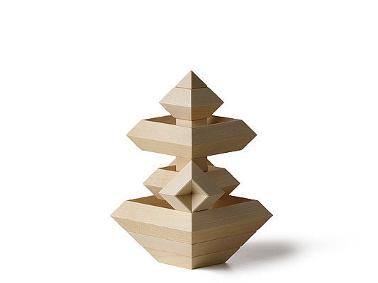 Diamant - Jeu de construction design cadeau bel objet - Rouge et Noir