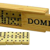 Dominos double 6 - Pivots - Boite plumier GM - jeu traditionnel jeu de dominos - Rouge et Noir