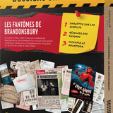 DOSSIERS CRIMINELS : LES FANTÔMES DE BRANDONSBURY - Jeu de plateau de stratégie coopératif - Rouge et Noir