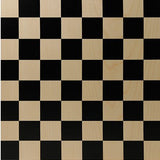 Echiquier du Bauhaus (seul) - jeu d'échecs échiquier classique et décoratif - Rouge et Noir