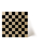 Echiquier du Bauhaus (seul) - jeu d'échecs échiquier classique et décoratif - Rouge et Noir