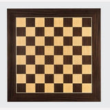 Echiquier Ebène de Macassar - jeu d'échecs échiquier classique - Rouge et Noir