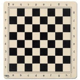 Échiquier silicone - Jeu d'échecs échiquier classique échecs de voyage - Rouge et Noir