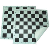 Échiquier vinyle roulable blanc et noir - Jeu d'échecs échiquier classique échecs de voyage - Rouge et Noir