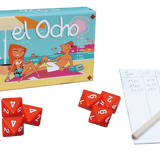 El Ocho - Jeu de plateau de stratégie d'ambiance enfants - Rouge et Noir