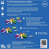 ELIOS - Jeu en bois de stratégie - Rouge et Noir