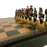 Ensemble Campagne de Russie - ensemble d'échecs décoratif - Rouge et Noir