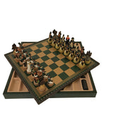 Ensemble Campagne de Russie - ensemble d'échecs décoratif - Rouge et Noir
