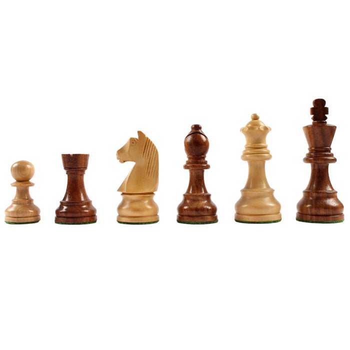 Ensemble Club Acacia - Lettré Chiffré - jeu d'échecs ensemble classique cadeau bel objet - 12a - Rouge et Noir