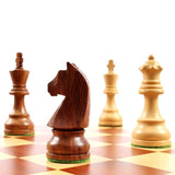 Ensemble Club Acacia - Lettré Chiffré - jeu d'échecs ensemble classique cadeau bel objet - 12a - Rouge et Noir